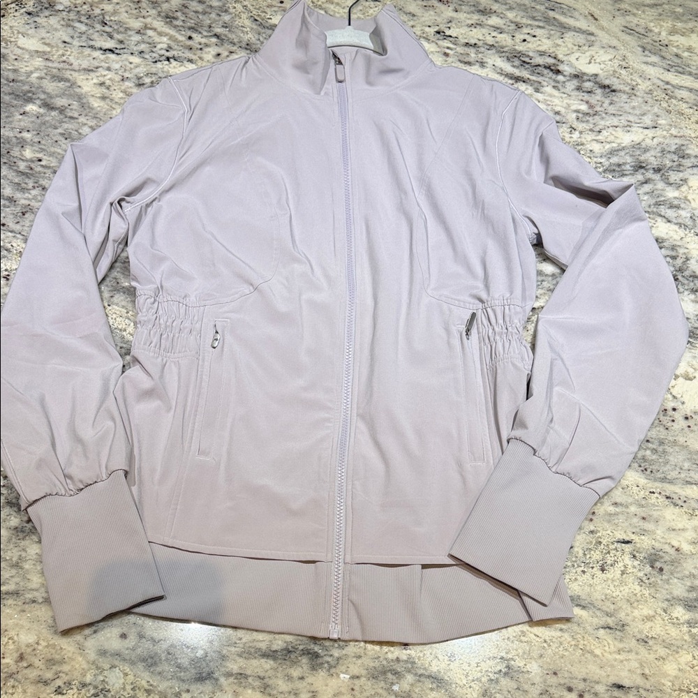 lululemon athletica Women's Soft Gray Bomber Jacket